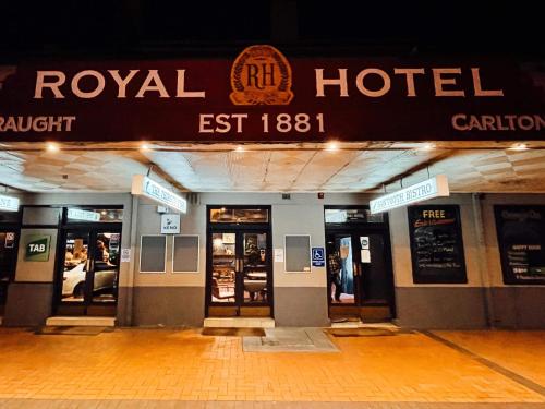 Bejárat, Royal Hotel Oberon in Oberon