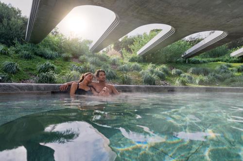 Hot spring bath, The Sanctuary at Alba Thermal Springs & Spa in Fingal