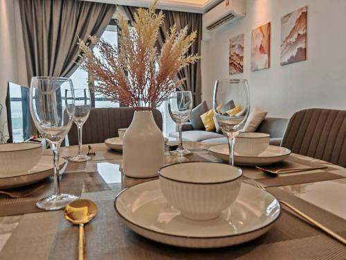 R&F 프린세스 코브 바이 FUJU 앳 JB⭐5분 투 CIQ⭐중영문방동 (R&F Princess Cove by FUJU at JB⭐5 min to CIQ⭐中英文房东) in 조호바루 / 조호르바루