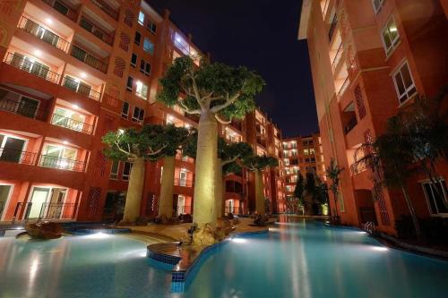 芭堤雅 Seven Seas  condo resort 1 bedroom pool view 5星级 民宿 客房