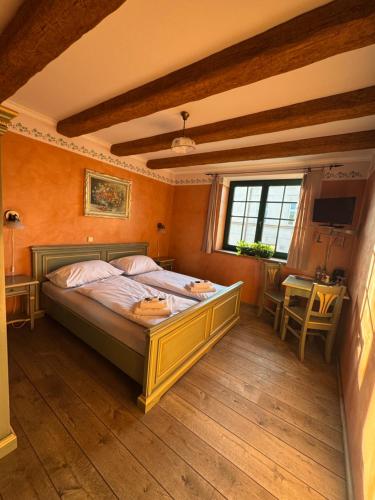 1 double bed