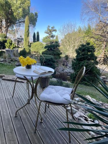 ระเบียง/ชานเรือน, Chez Délicia chambre d'hôte (Chez Delicia chambre d'hote) in ฌุยยัก (ลิมูแซ็ง)