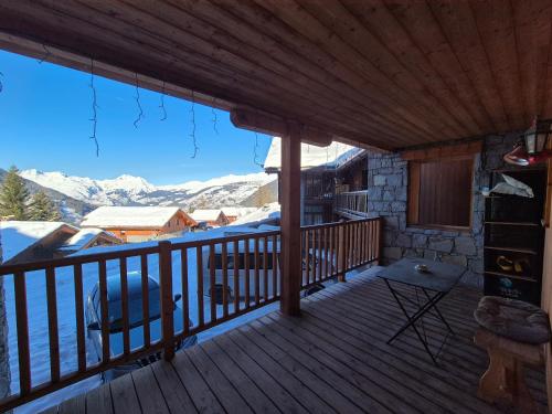 Balkon/terasa, Chalet Cent Names - 8 pers - St Foy Station in Station Sainte-Foy