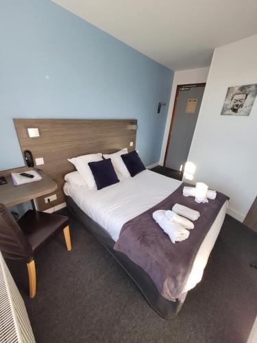 1 double bed