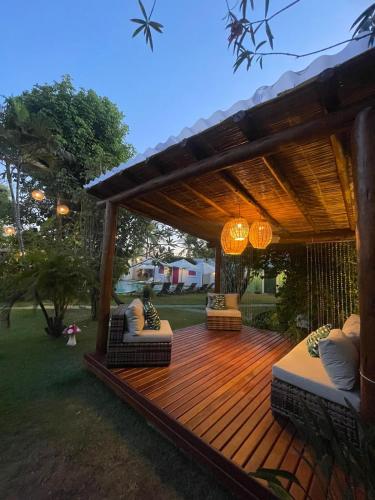 Garden, Pousada Le Baron in Praia Do Frances