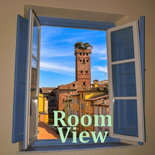  Al Carmine Apartments Towers view with AC in Lucca