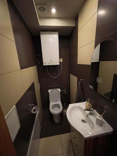 浴室, Apartament Moniuszki in 比烏戈拉伊