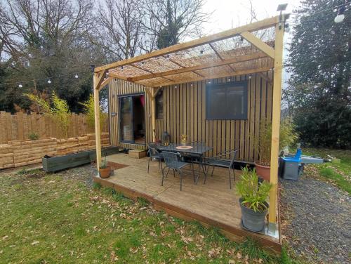 Iekārtas, tiny house Cantal in Marcoles