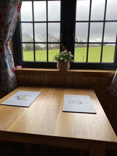 Shepherd Hut Lodge on Farm Waterside Goodwin Farm in Northiam