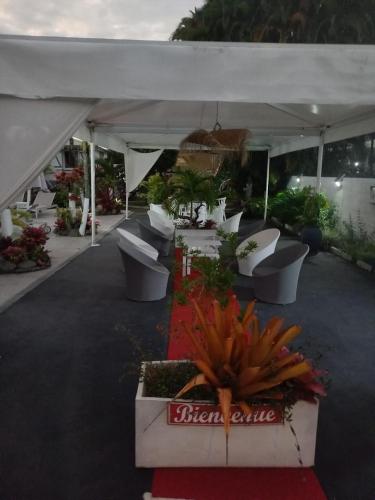 La Sainte Rosienne mangue in Sainte Rose