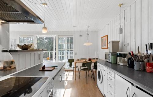 Kitchen, Holiday Home Vallehusvej Nexø Iv in Snogebaek