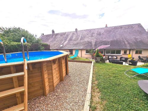 Maison avec piscine privative et jacuzzi à Rouvres-les-Bois - FR-1-591-722 gîte à louer Bretagne