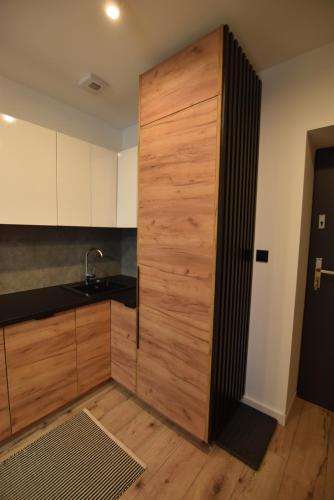 廚房, Apartamenty K netflix wi-fi in 瓦烏布日赫