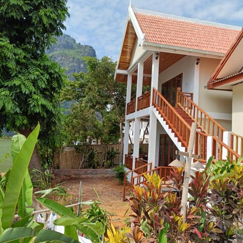 Nam ou view villa in Nong Khiaw