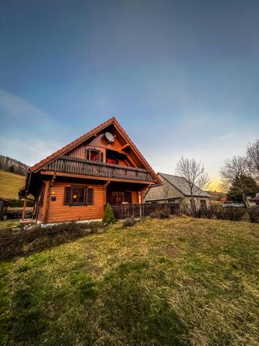 Viesnīcas āriene, Rustikalna kuća Snowdrop s kaminom u Begovom Razdolju, Gorski kotar (Rustikalna kuca Snowdrop s kaminom u Begovom Razdolju, Gorski kotar) in Begovo Razdolje