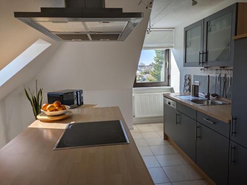 virtuve, Ferienwohnung Stollburgblick in Oberschwarzach