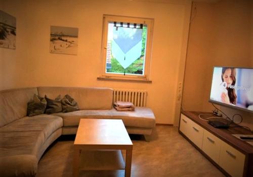 共用Lounge/電視區, Monteurszimmer Renix in 馬爾克泰登費爾德