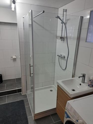 ฝักบัว, Feriënhaus Hohe Acht (Ferienhaus Hohe Acht) in ซีเบนแบช