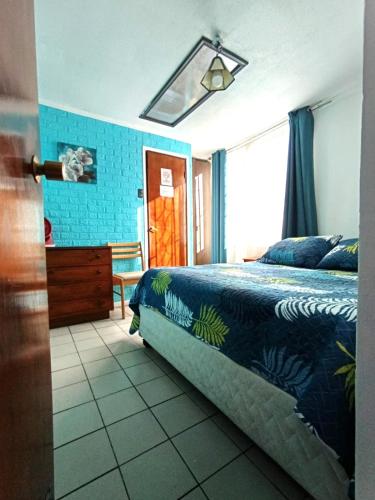 1 double bed