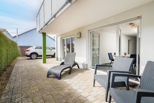 Erkély/terasz, Apartmenthaus Aulendorf in Aulendorf