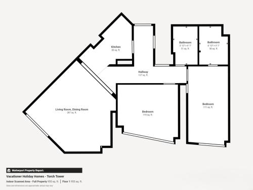 Vacationer l High Rise 2 Bedroom Apartment l Free parking & Pool Access, Dubaj (zdjęcie 6)