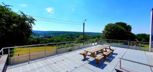 Balkon/Terrasse, Gite Kaleo Eupen Jugendherberge in Eupen
