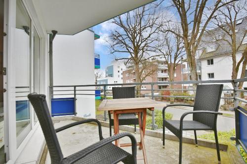 Балкон/тераса, Barke Barke Appartement 107 in Рюселсхайм