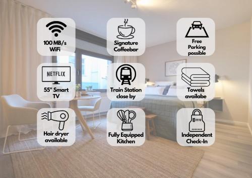 Stadtversteck - Zentral - 5min zur Bali Therme und GOP - Boxspringbett