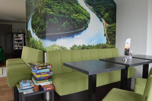 Közös társalgó / TV, Vis Saar Vie - Ferienwohnungen an der Saarschleife in Mettlach