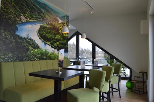 Közös társalgó / TV, Vis Saar Vie - Ferienwohnungen an der Saarschleife in Mettlach