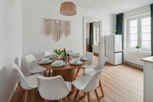 廚房, Moderne Ambient Apartments direkt in der Lübecker Altstadt (Moderne Ambient Apartments direkt in der Lubecker Altstadt) in 盧貝克