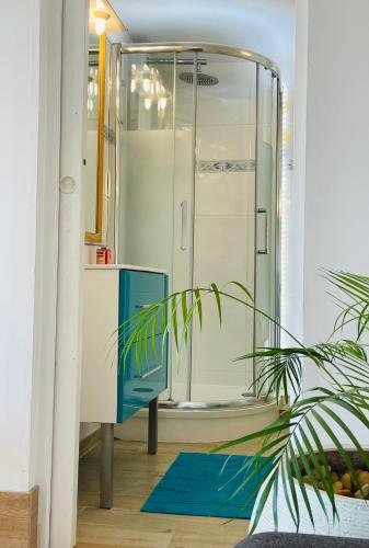 샤워실, Beach Villa Des Sablettes in 시티 센터