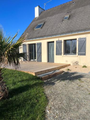 Maison 6 pers à 300m de la plage gîte à louer Gîte du Manoir de Logan