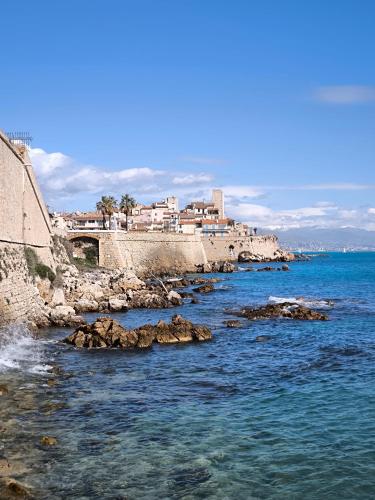 SELI 2 pièces CLIMATISÉ CLASSÉ 52 M2 terrasse 20m2 PLAGES PISCINE ANTIBES avec PARKING PRIVATIF