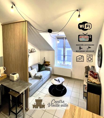 Charmant appart T2 tout équipé - Location saisonnière - Montbéliard