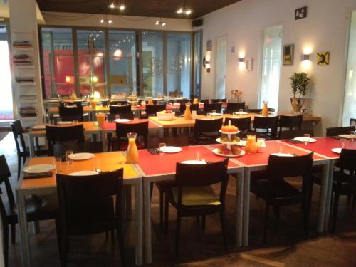Restaurant, LABnul50 self check-in hotel Groningen in Binnenstad-Noord