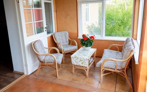 Koplietošanas atpūtas telpa ar TV, Nurmeveski Guesthouse in Nurme