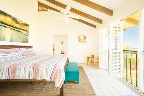 King Palm Ocean views King bed walk to beach Free WIFI parking BBQ 5