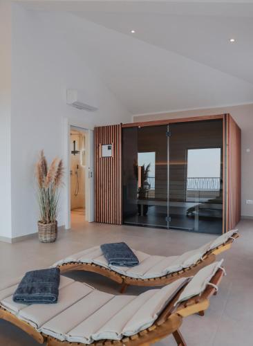 ซาวน่า, Villa Maritima Opatija-Meerblick-Infinity Pool-Luxus-Relax in โปเลียเน