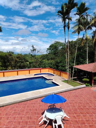 View, Cabanas familiares in San Miguel de Los Bancos