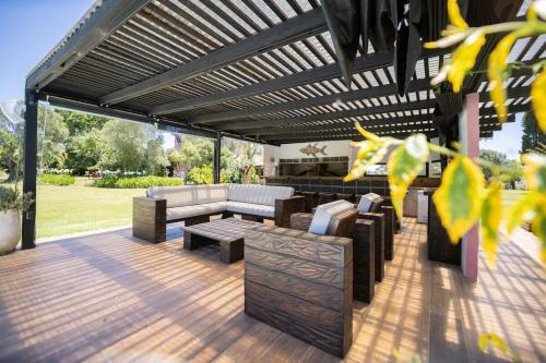 Los chakras in Laguna del Sauce