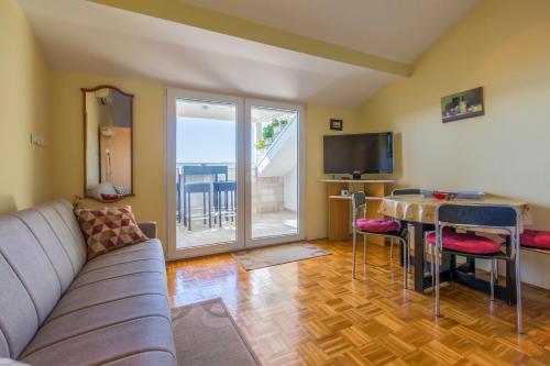 Studio with Terrace and Sea View room in Apartments by the sea Selce Crikvenica - 4802