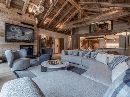 Penthouse de luxe à 180m des pistes, 8 pers, parking - FR-1-613-132