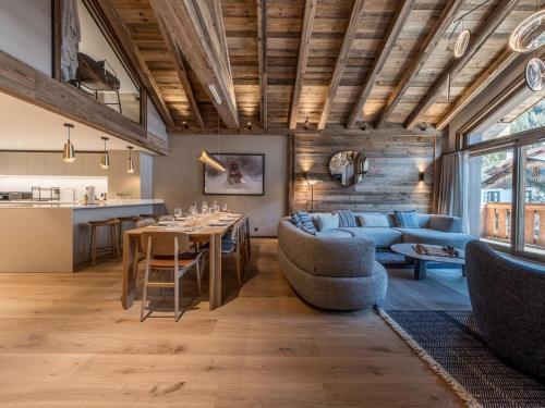 Penthouse de luxe a 180m des pistes, 8 pers, parking - FR-1-613-132 in Morel