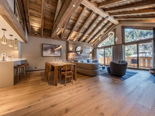 Penthouse de luxe a 180m des pistes, 8 pers, parking - FR-1-613-132 in Morel