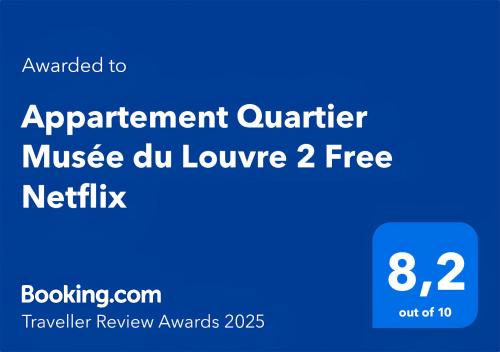Appartement Quartier Musée du Louvre 2 Free Netflix - image 11