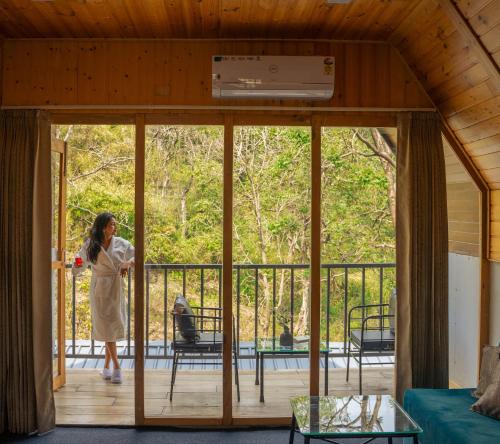 Erkély/terasz, Perfectstayz The Jungle Resort, Shivpuri in Badal