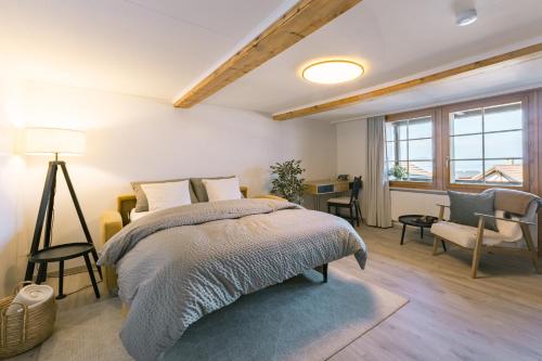 Skandi Lodge mit Seesicht nahe Interlaken in Leissigen