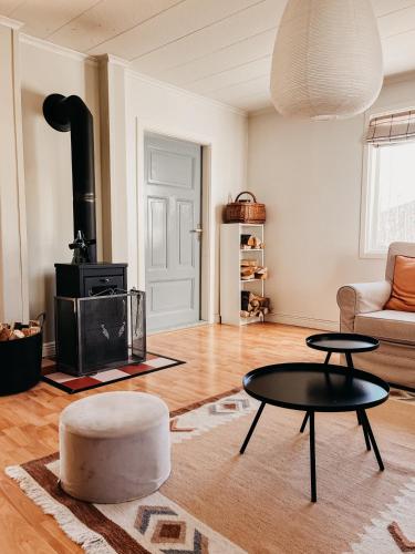 Charming house with wood stove near lake