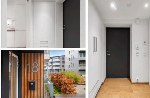 Modern apartment in Tønsberg right by the waterfront and city center in ตอนซเบิก